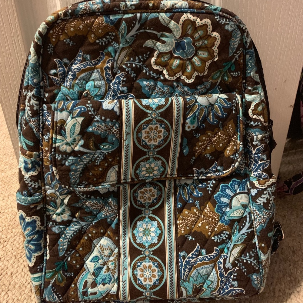 Vera Bradley Java Blue Small Back Pack